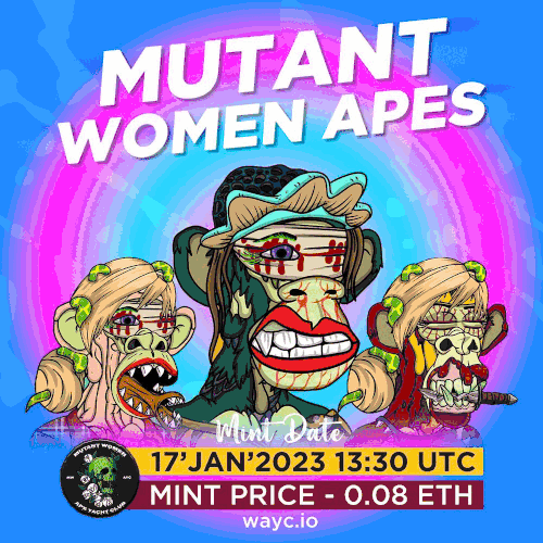 Mutant Women Ape Yacht Club