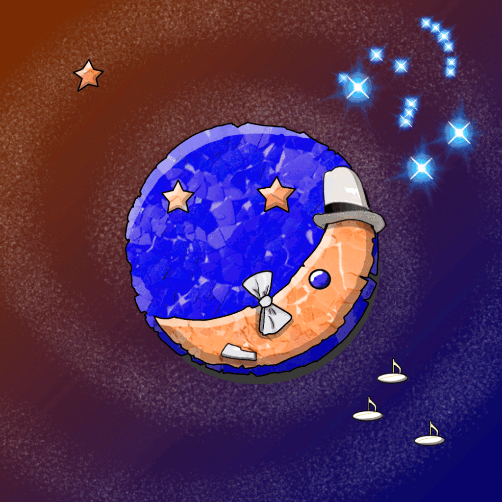“Fly to the Moon” by Crypto Wish Club