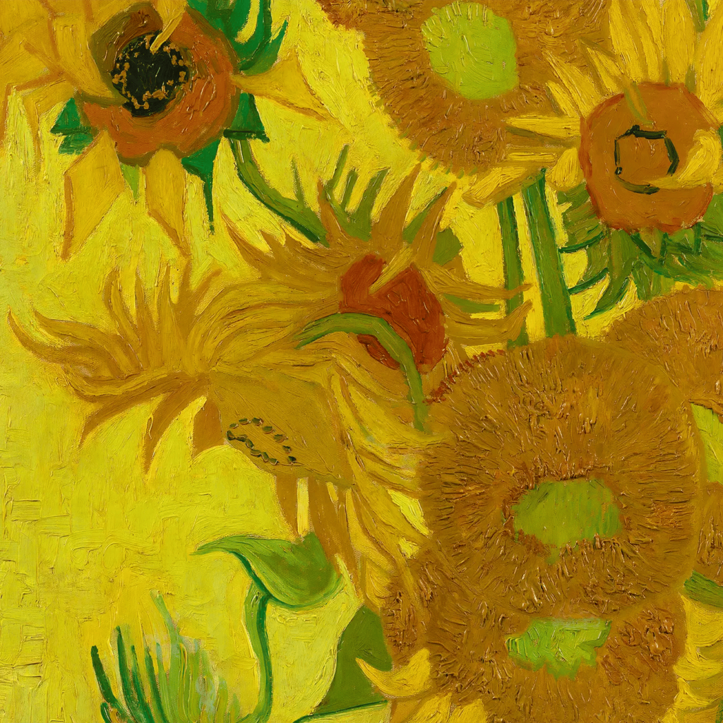 Sunflowers by Vincent Van Gogh x Holoverse