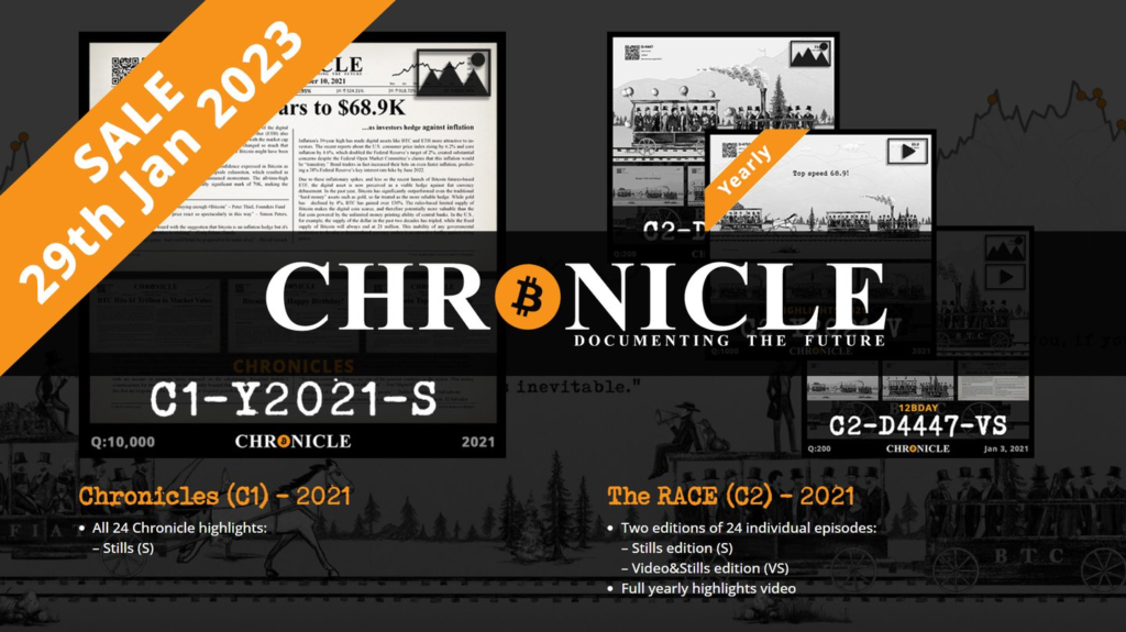 BTC Chronicle 2021 Collections Sale